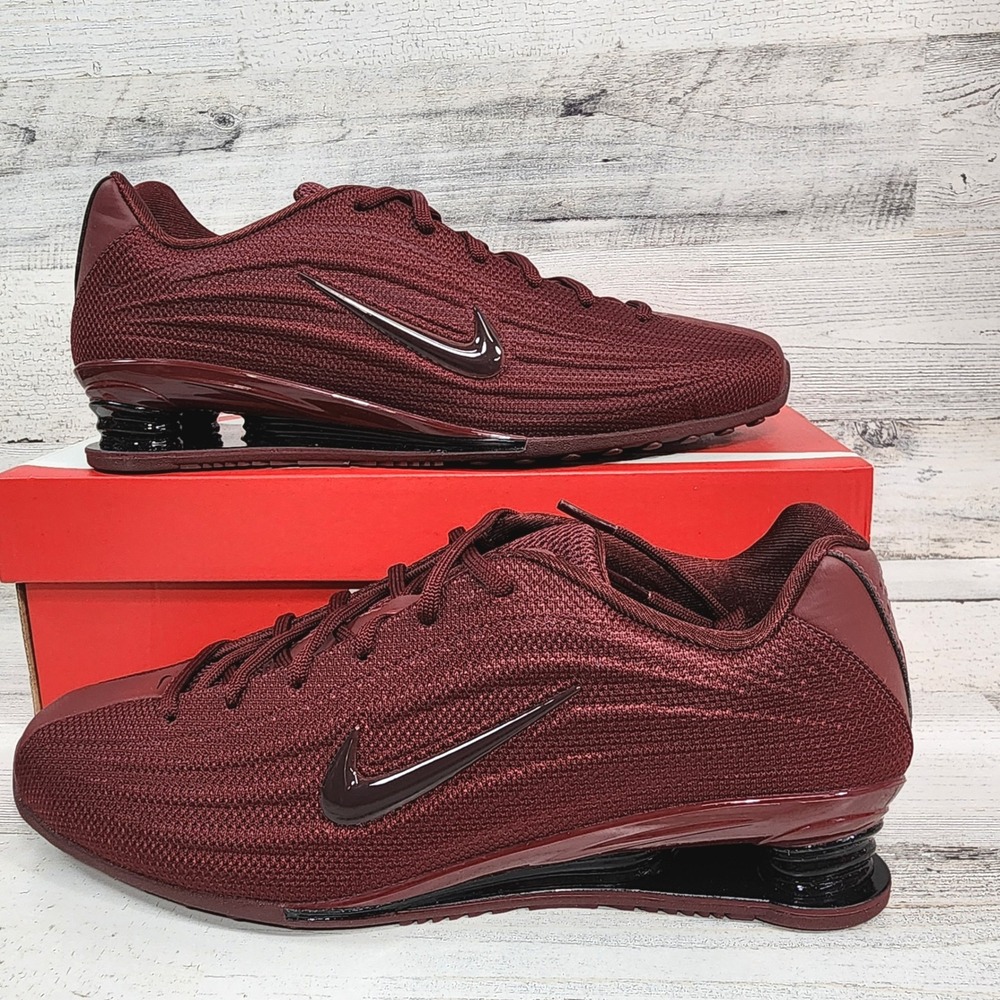 Nike Shox Z Womens 9.5 Dark Team Red/Mystic-Dates HQ7540-600 NWB Running Shoes